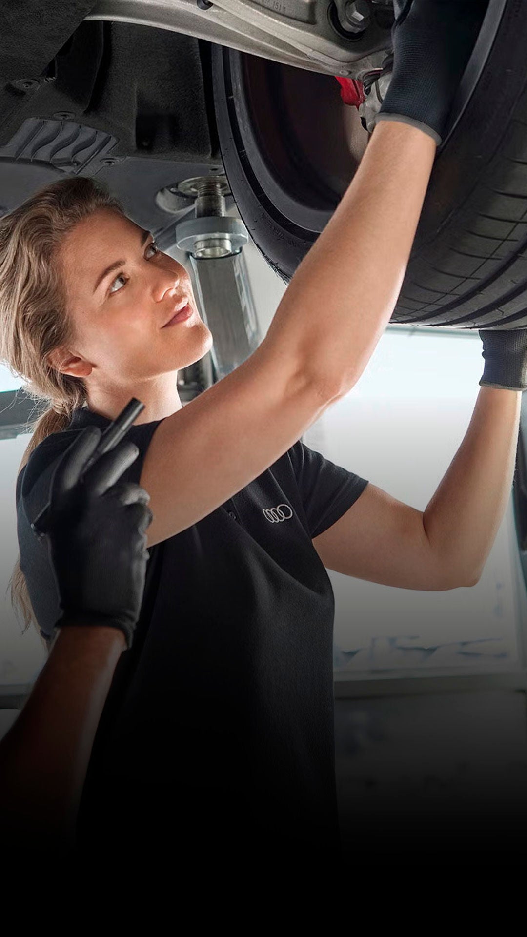 Foto del servicio de mantenimiento rápido Audi Twin Service. 