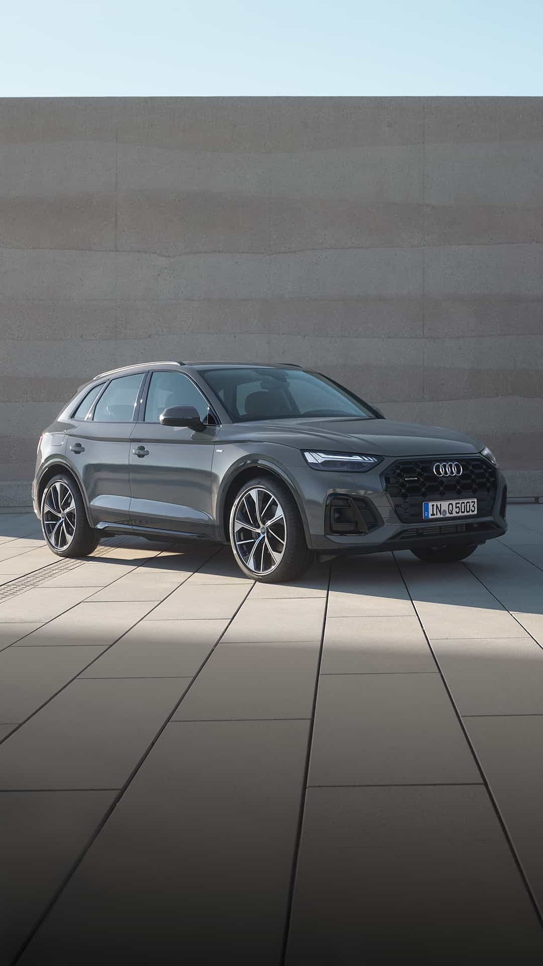 Frontale Seitenansicht Audi Q5