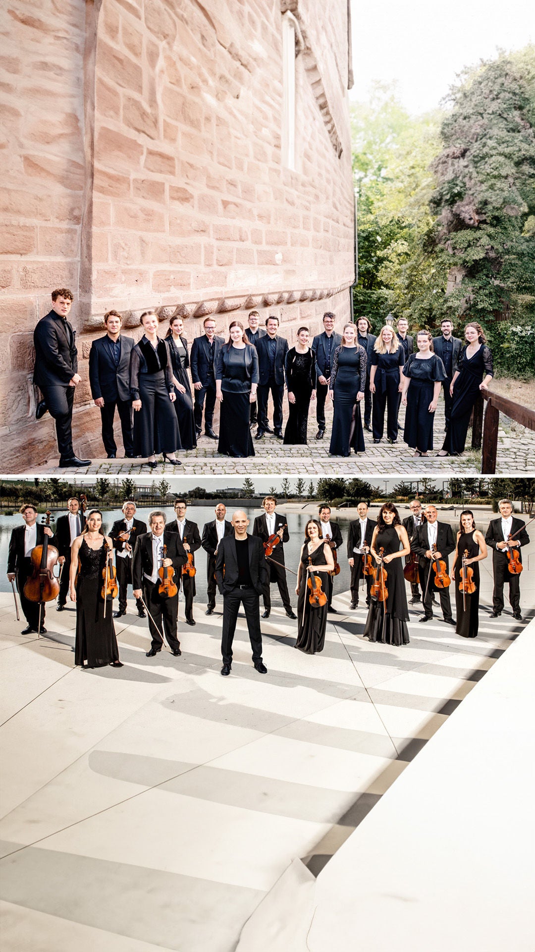 The Georgian Chamber Orchestra Ingolstadt and the vocal ensemble LauschWerk.