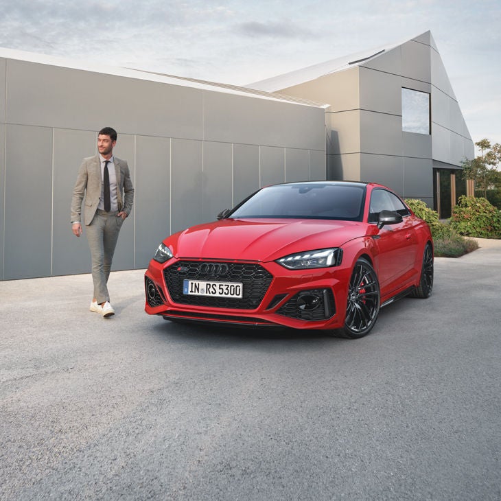 Foto del exterior de un Audi RS.