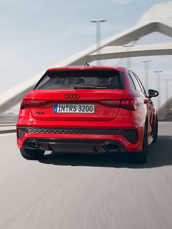 Audi RS 3 Sportback rear underway