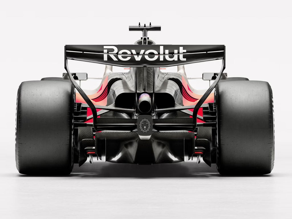 	アウディ R26のフロント部分のクローズアップ。