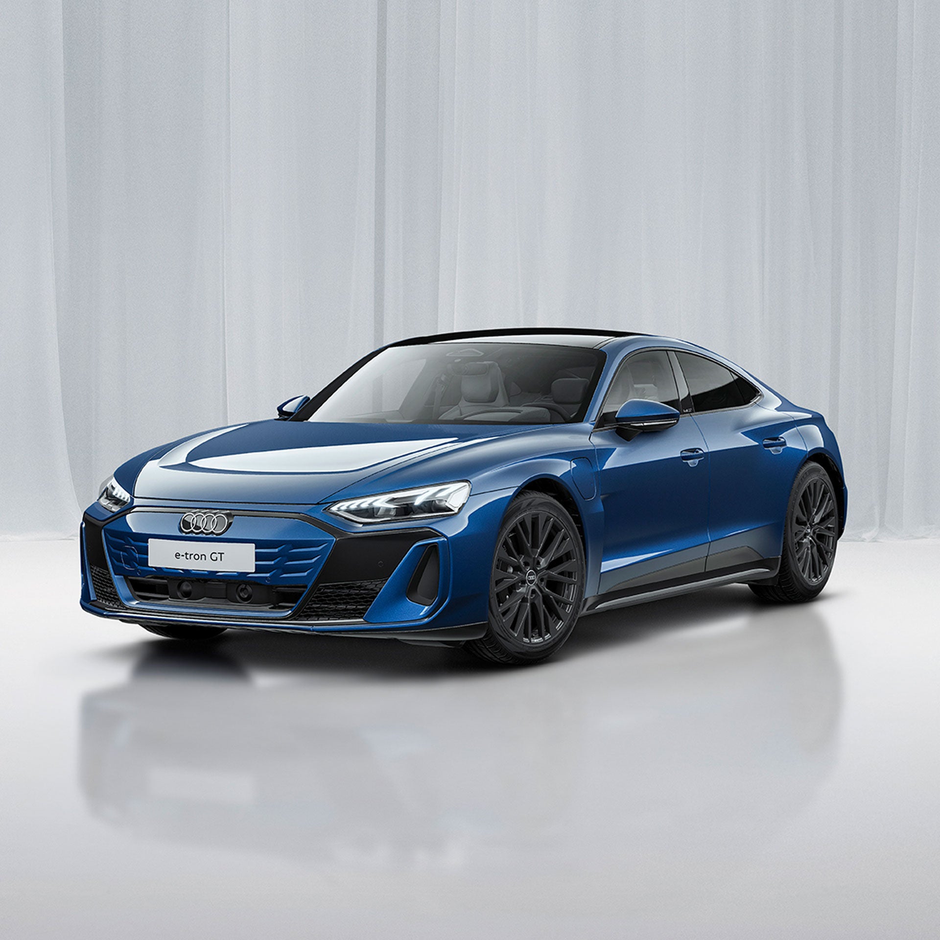3/4 Ansicht eines Audi e-tron GT quattro