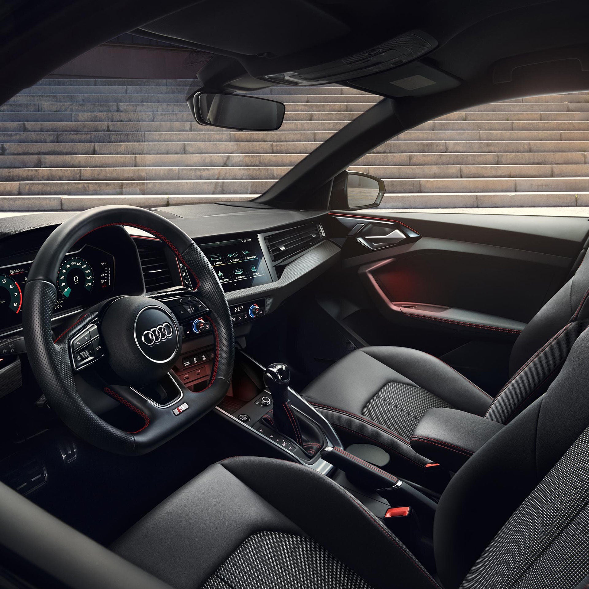 Foto del equipamiento del Audi A1 2024.