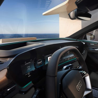 View interior Communication light Audi Q6 SUV e-tron