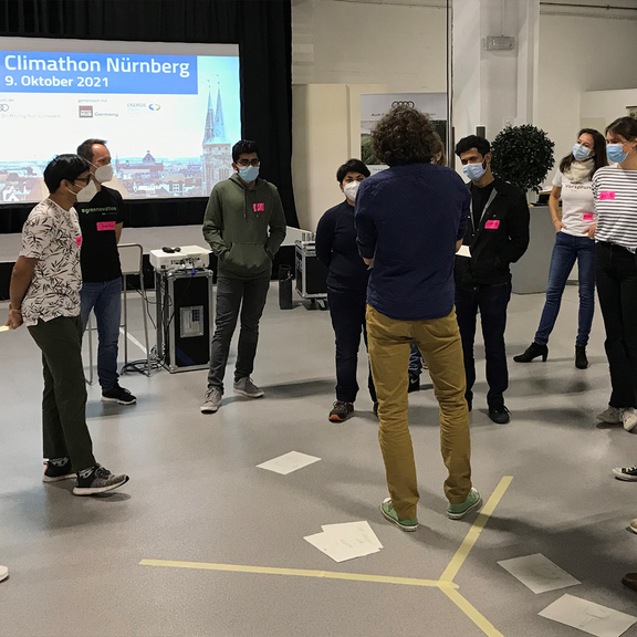 Participants at Climathon 2021