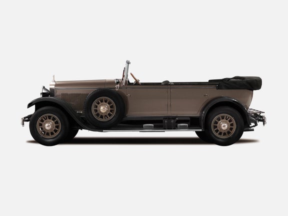 Illustration of the Audi Type R Imperator in brown on a grey background