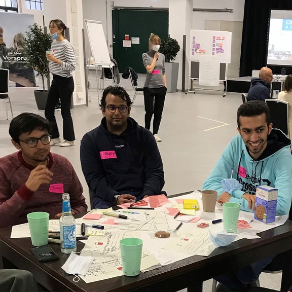 Participants at Climathon 2021