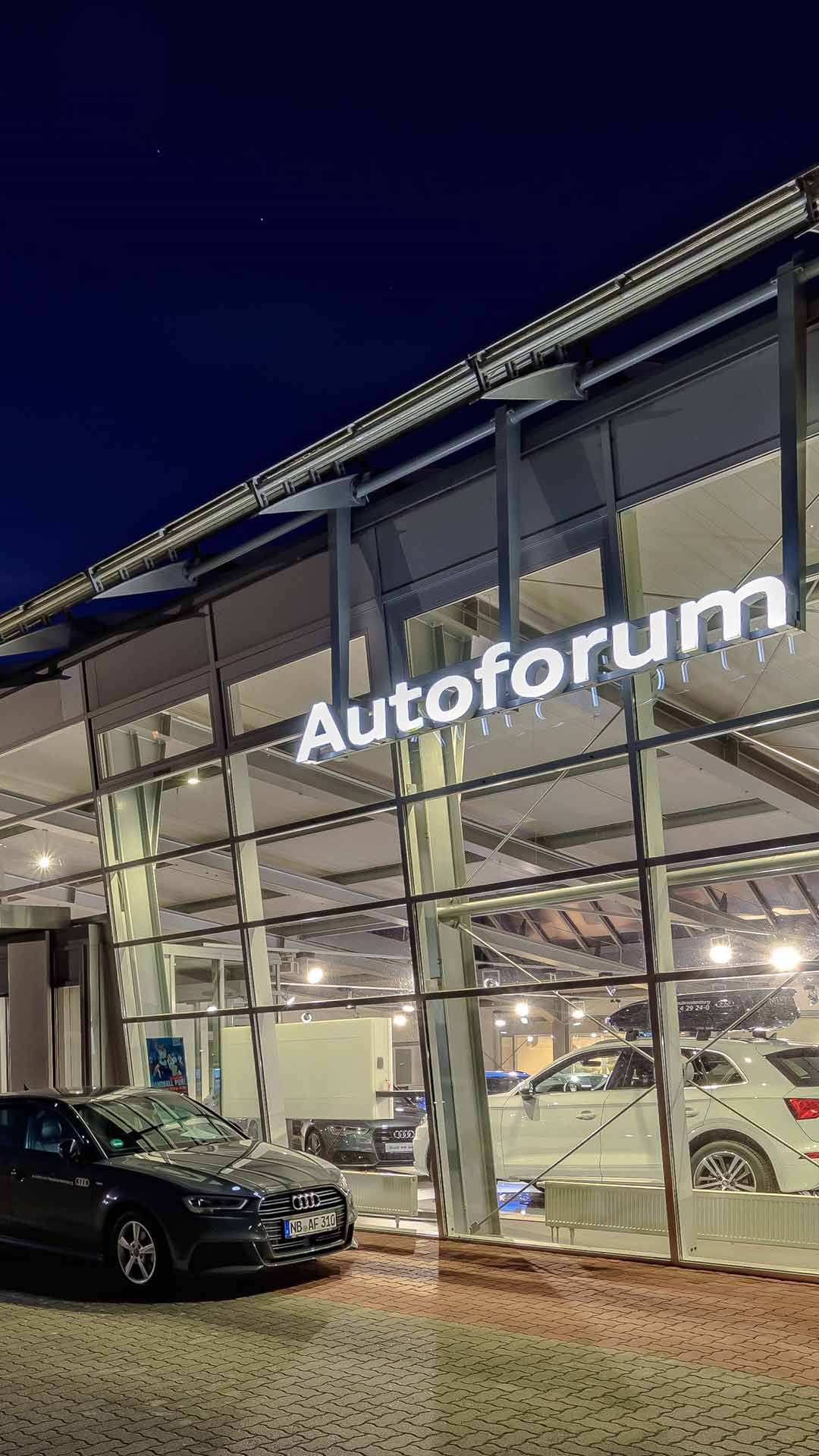 Außenansicht Autoforum Neubrandenburg