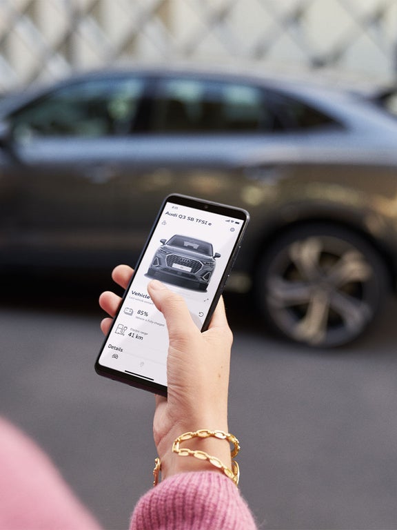 Foto de Audi connect y la aplicación myAudi. 