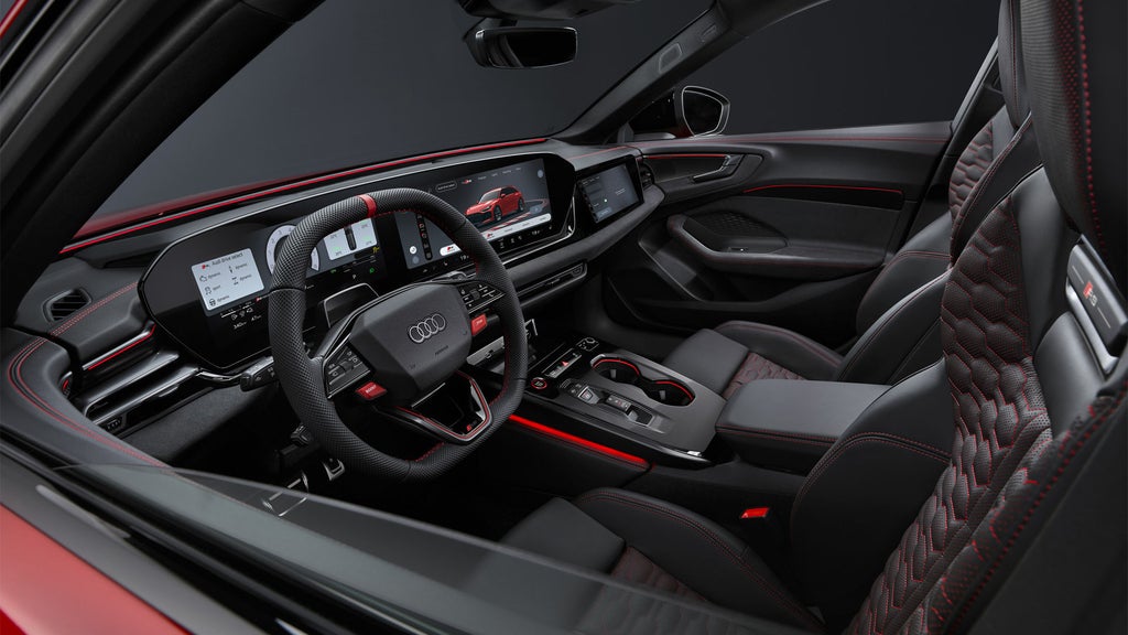 The interior of the all-new Audi RS 5