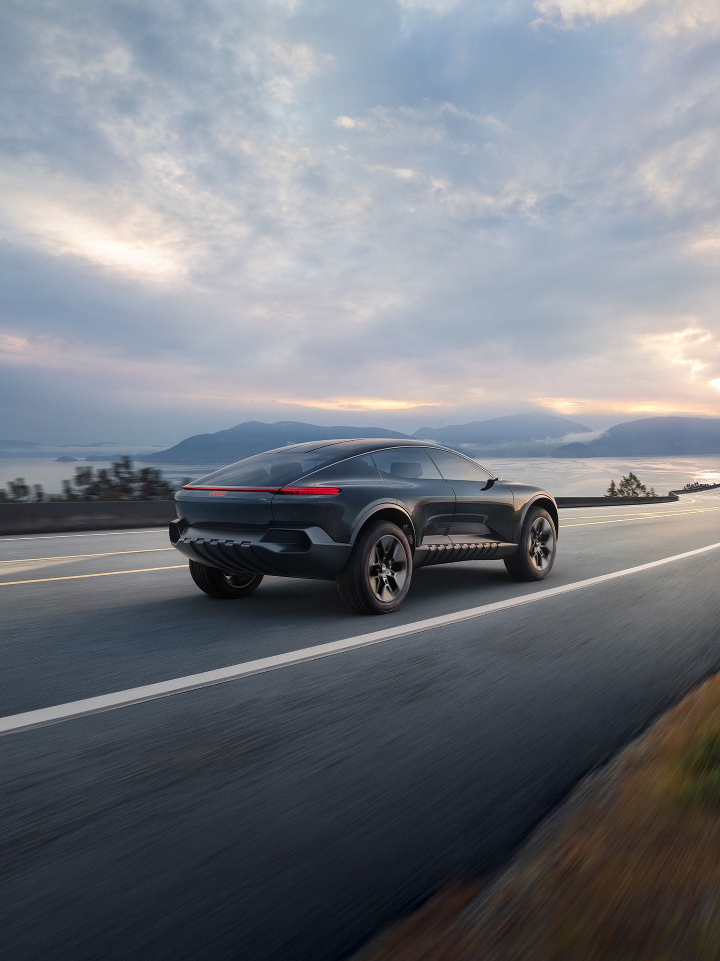 Side view of the Audi grandsphere