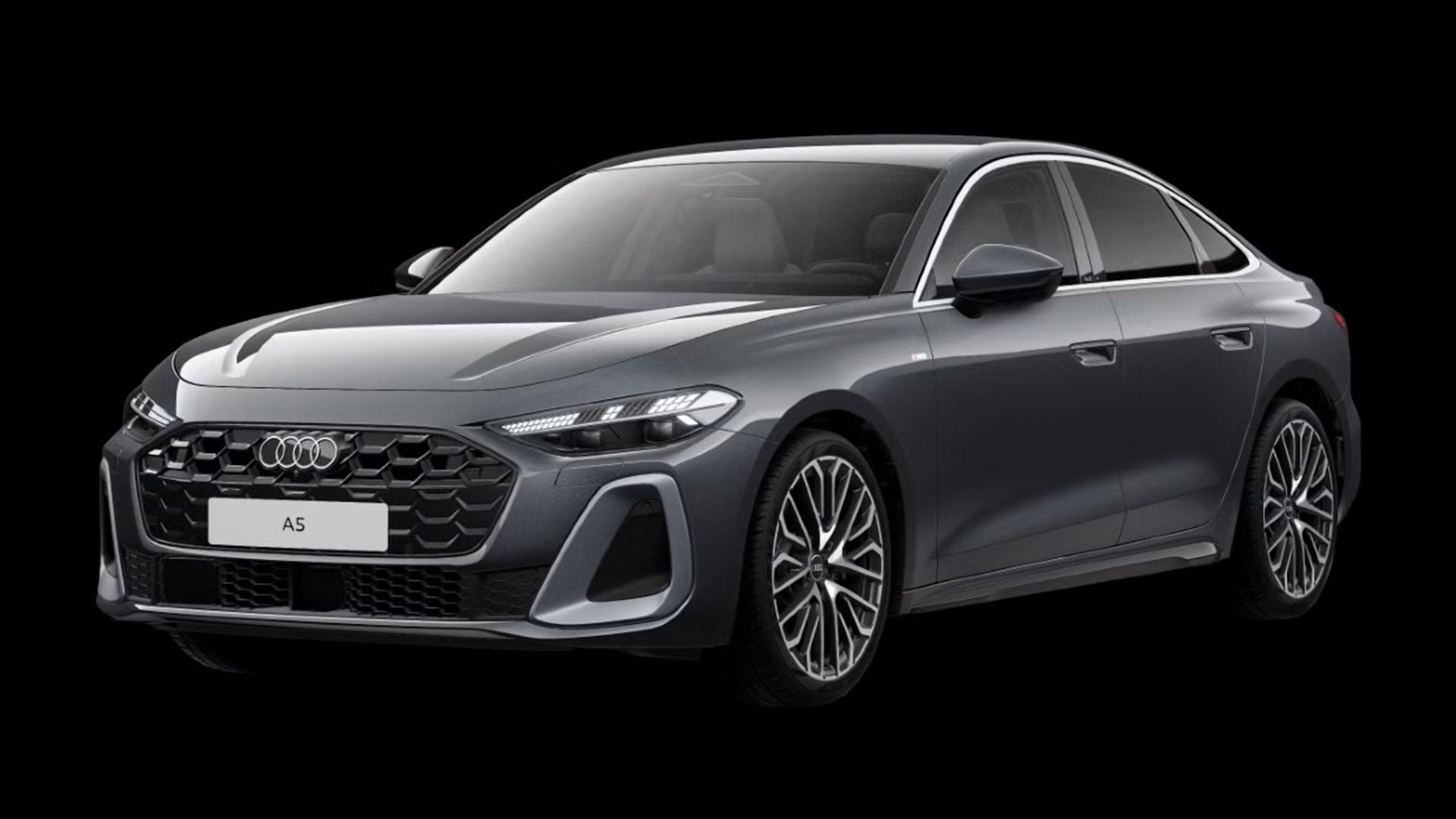 Audi A5 Limousine eest küljelt 