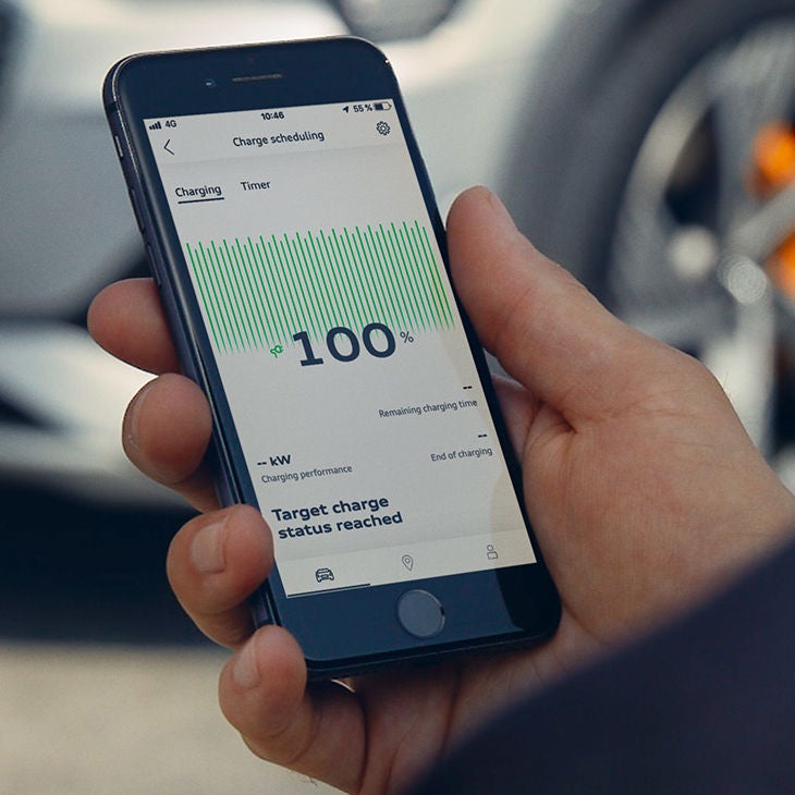 Charging stations in your area at your myAudi app