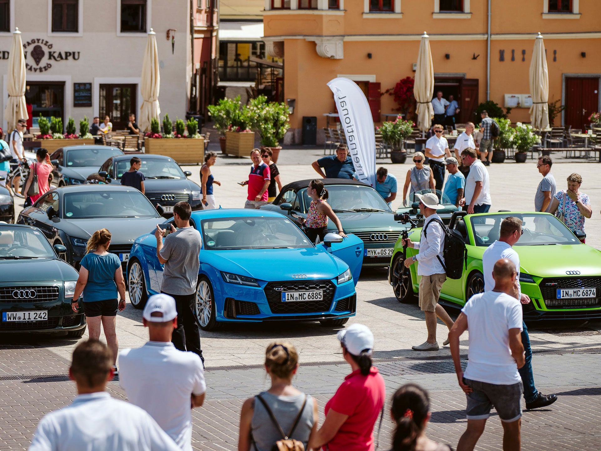 Numerous people look at various Audi models