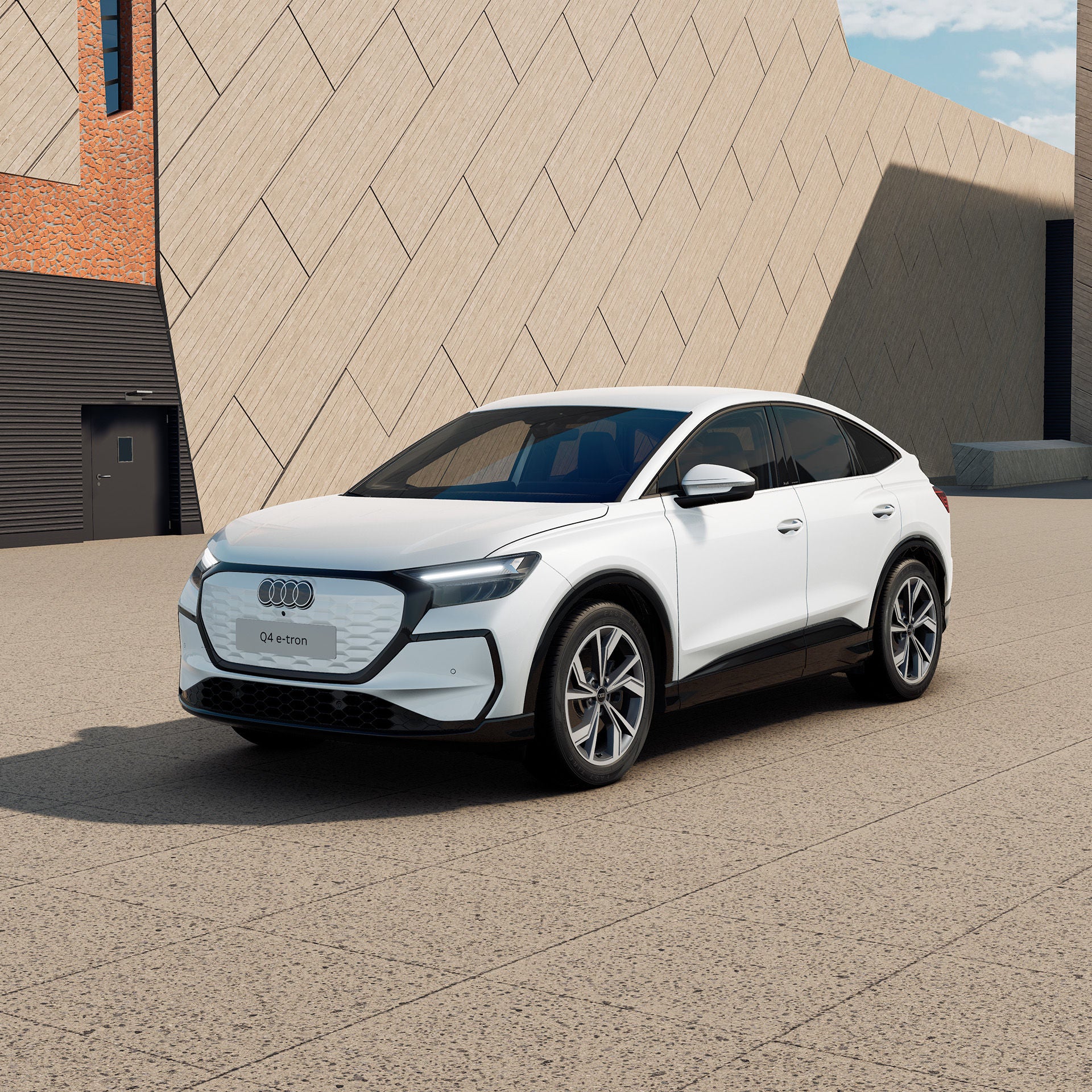 3/4 Ansicht Q4 Sportback e-tron