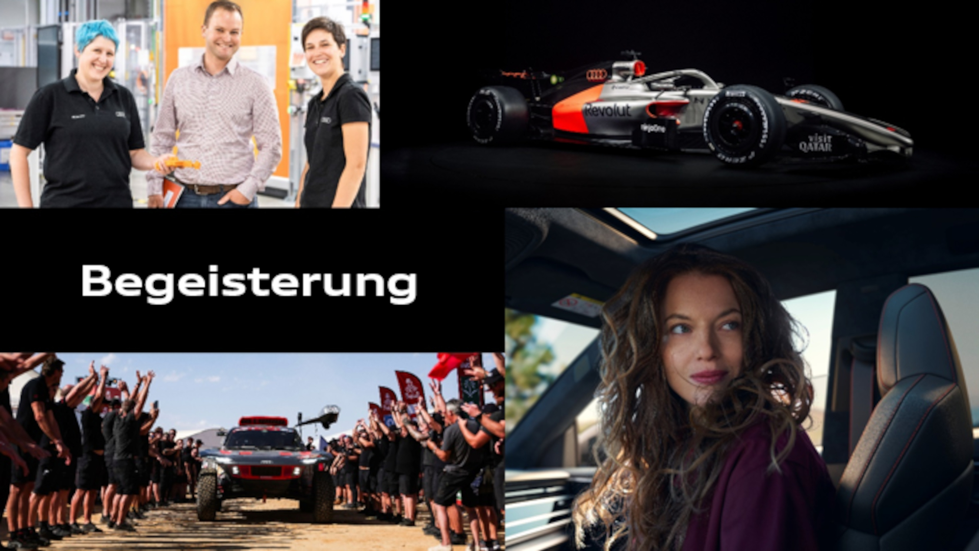 Bildcollage zum Thema Begeisterung