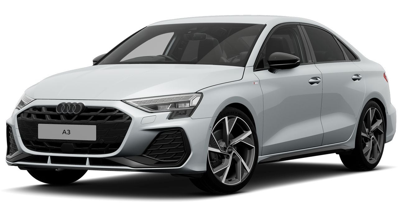Light grey A3 Saloon Black Edition 35 TFSI S tronic render