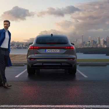 Audi Q6 Sportback e-tron rear