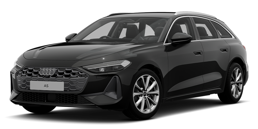 Black Audi A5 Avant Sport TFSI S tronic render