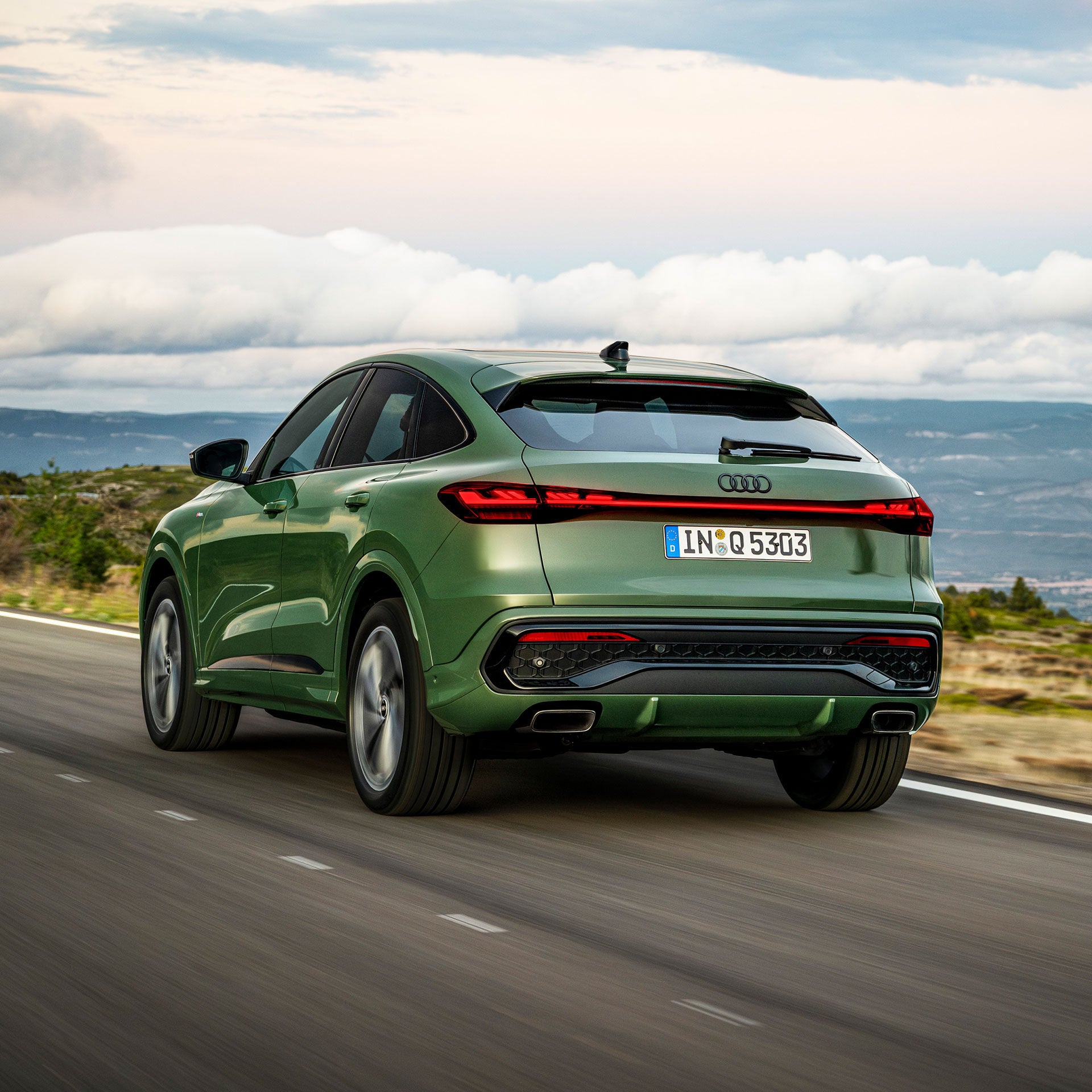 Foto de un modelo MHEV de hibridación ligera de Audi. 