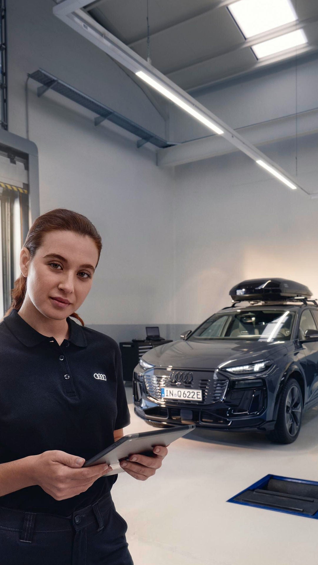 Een blik in een Audi garage