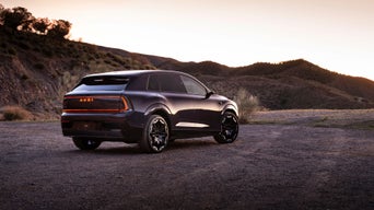 Static shot of the Audi E7X