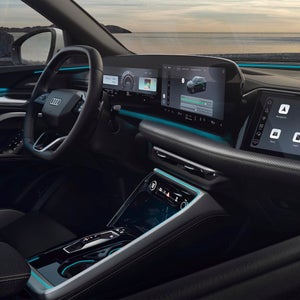Luz de interacción del Audi Q5 SUV. 