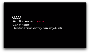Car finder - destination entry via myAudi