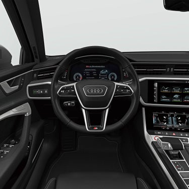 Audi S6 Avant ステアリングホイール 3スポークレザーマルチファンクション パドルシフト