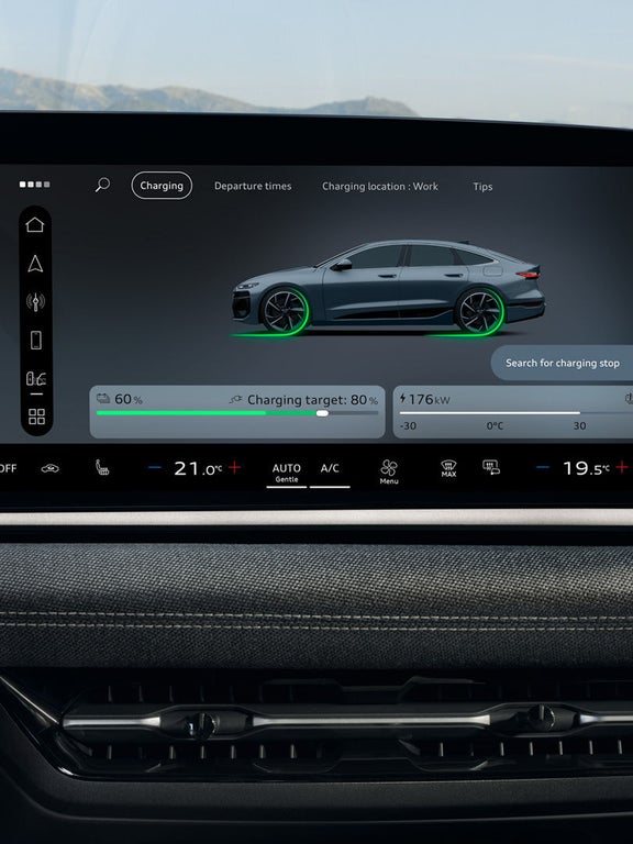 Audi A6 Sportback e-tron sisätilat