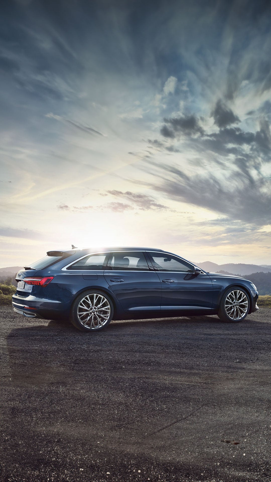 Foto de un Audi Avant, un coche familiar de Audi de segunda mano. 