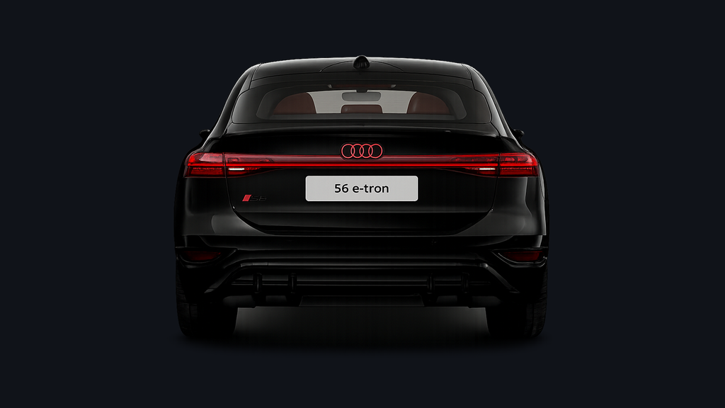 Audi S6 Sportback e-tron rear view